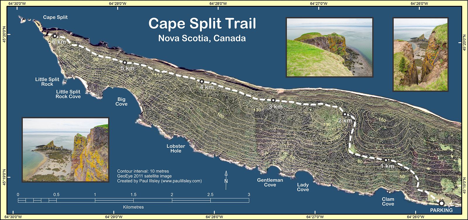 Cape Split Trail (Nova Scotia, Canada)